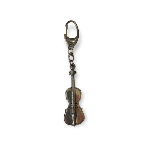 Picture of PEWTER KEYRING CELLO